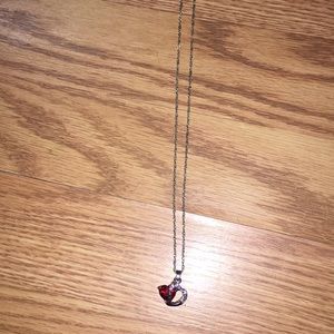 A ruby necklace in great shape worn only 2 times.